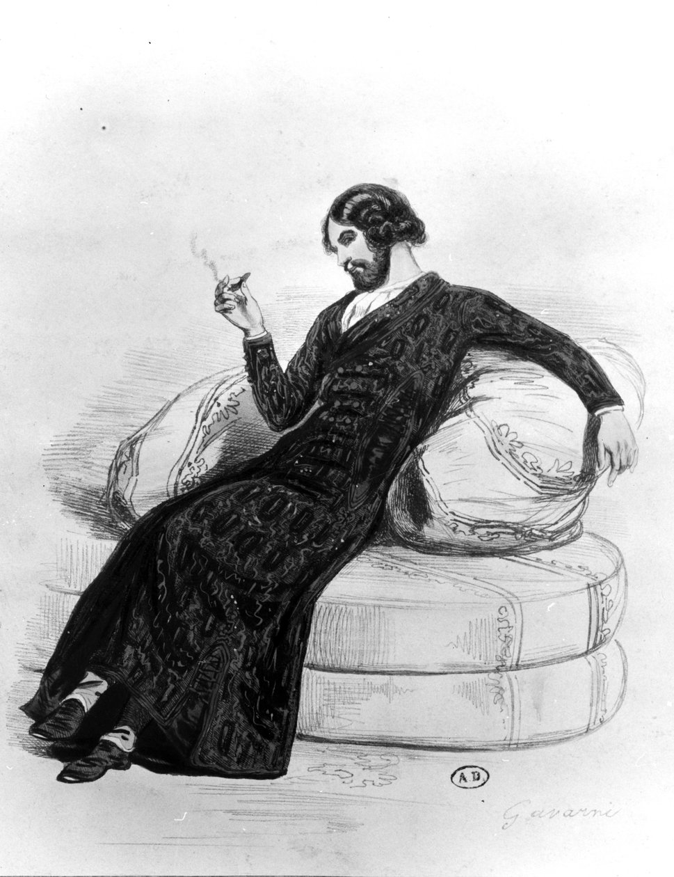 A művész, 1830 körül alkotó: Paul Gavarni