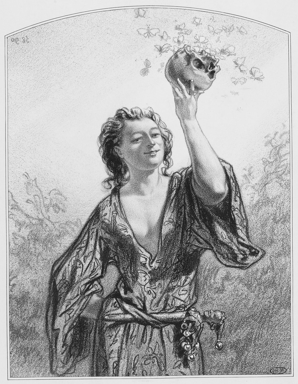 Toqués, toqués, 1. tábla a Les Toquades című filmből, 1858 alkotó: Paul Gavarni