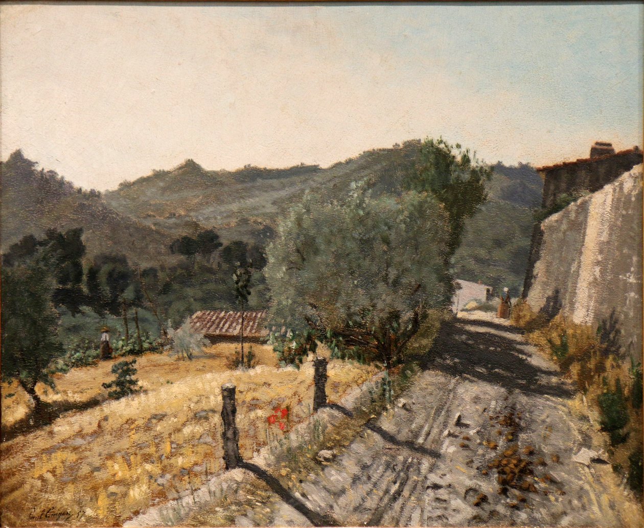 Az ösvény a dombon. alkotó: Paul Camille Guigou