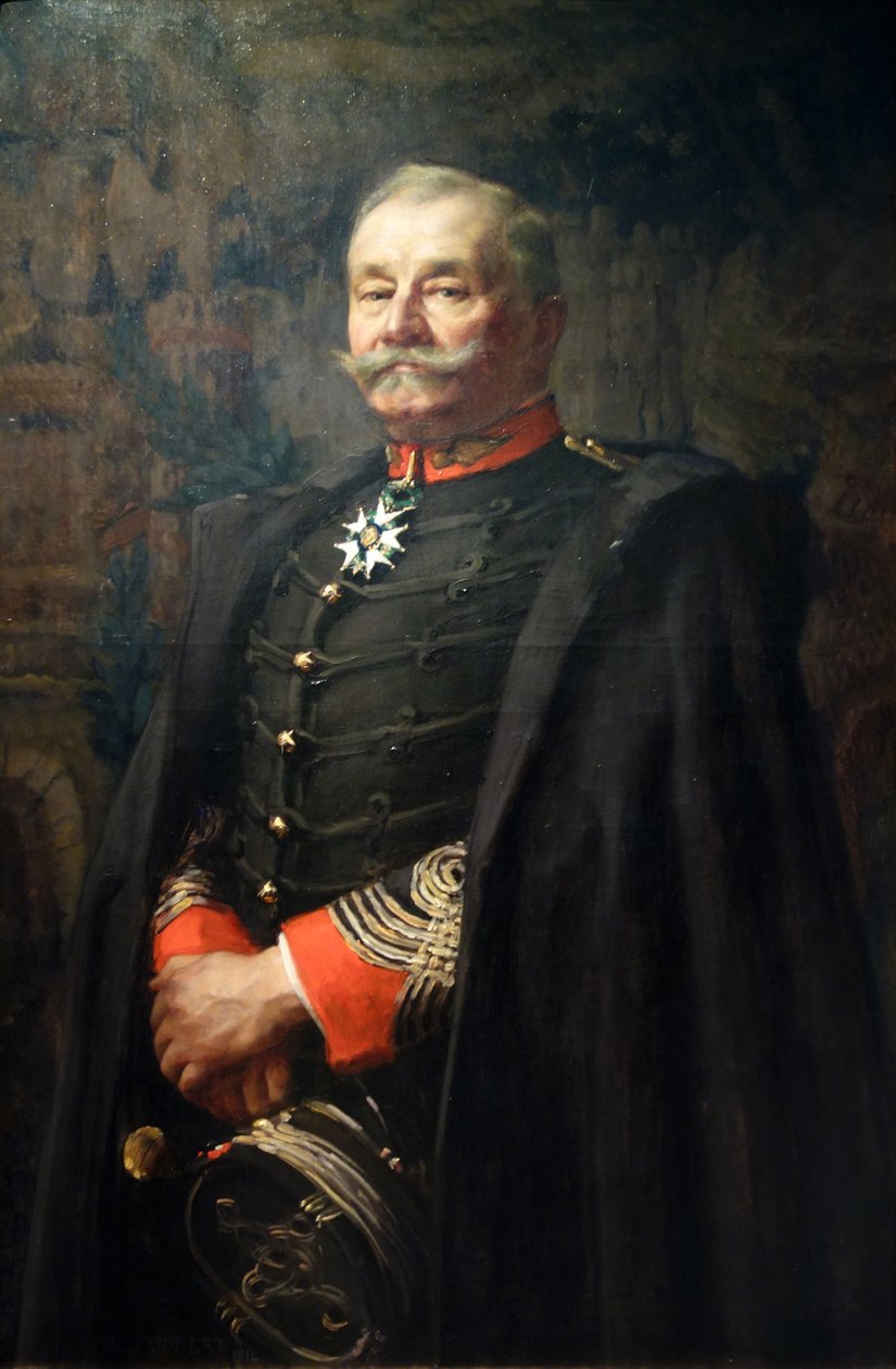 Joseph Albert alezredes 1846-1926, a 75 ágyú apja alkotó: Paul Jobert