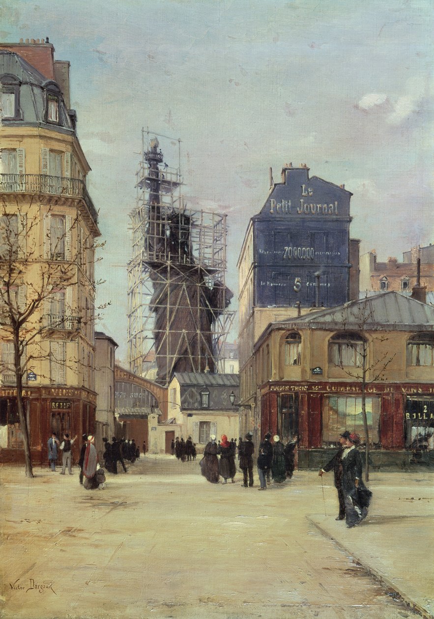 A Szabadság-szobor Bartholdi alkotása a Gayet öntöde műhelyében, a Rue de Chazelles-ben, 1883-as New York-i indulása előtt alkotó: Paul Joseph Victor Dargaud
