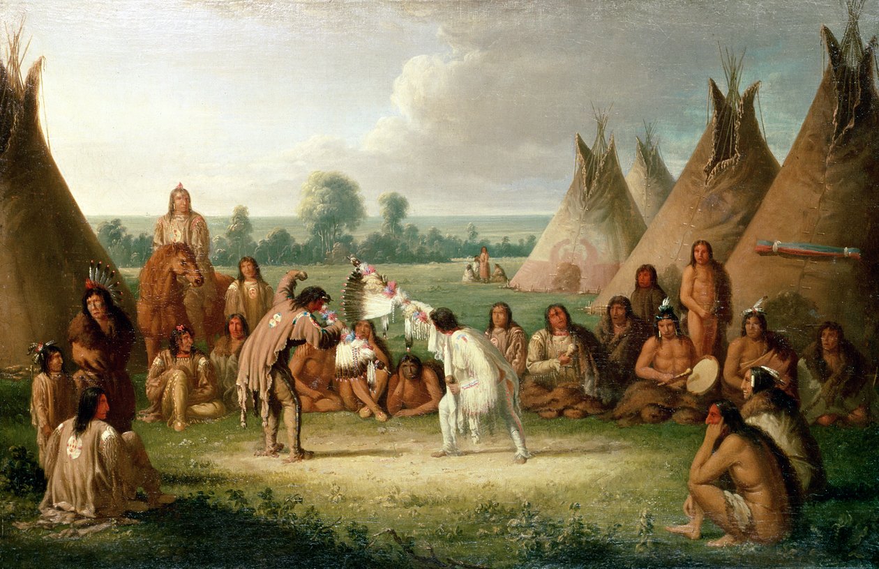 Észak-amerikai Medicine Pipe Stem Dance alkotó: Paul Kane