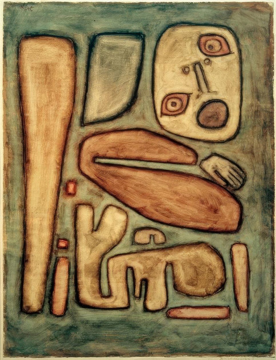 Szorongás kitörése III alkotó: Paul Klee