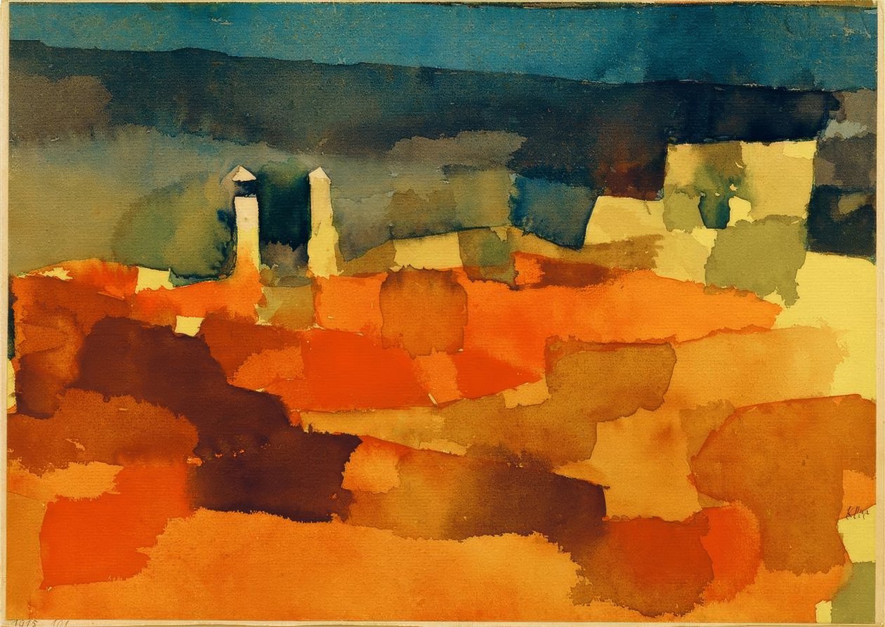 Visszatérve a Sidibusaid vázlatához alkotó: Paul Klee