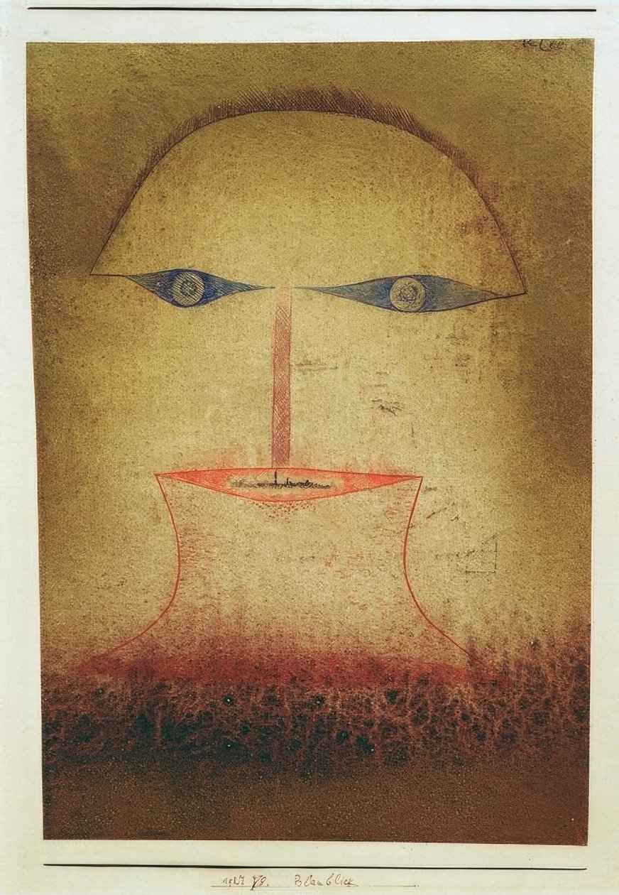 Kék kilátás alkotó: Paul Klee