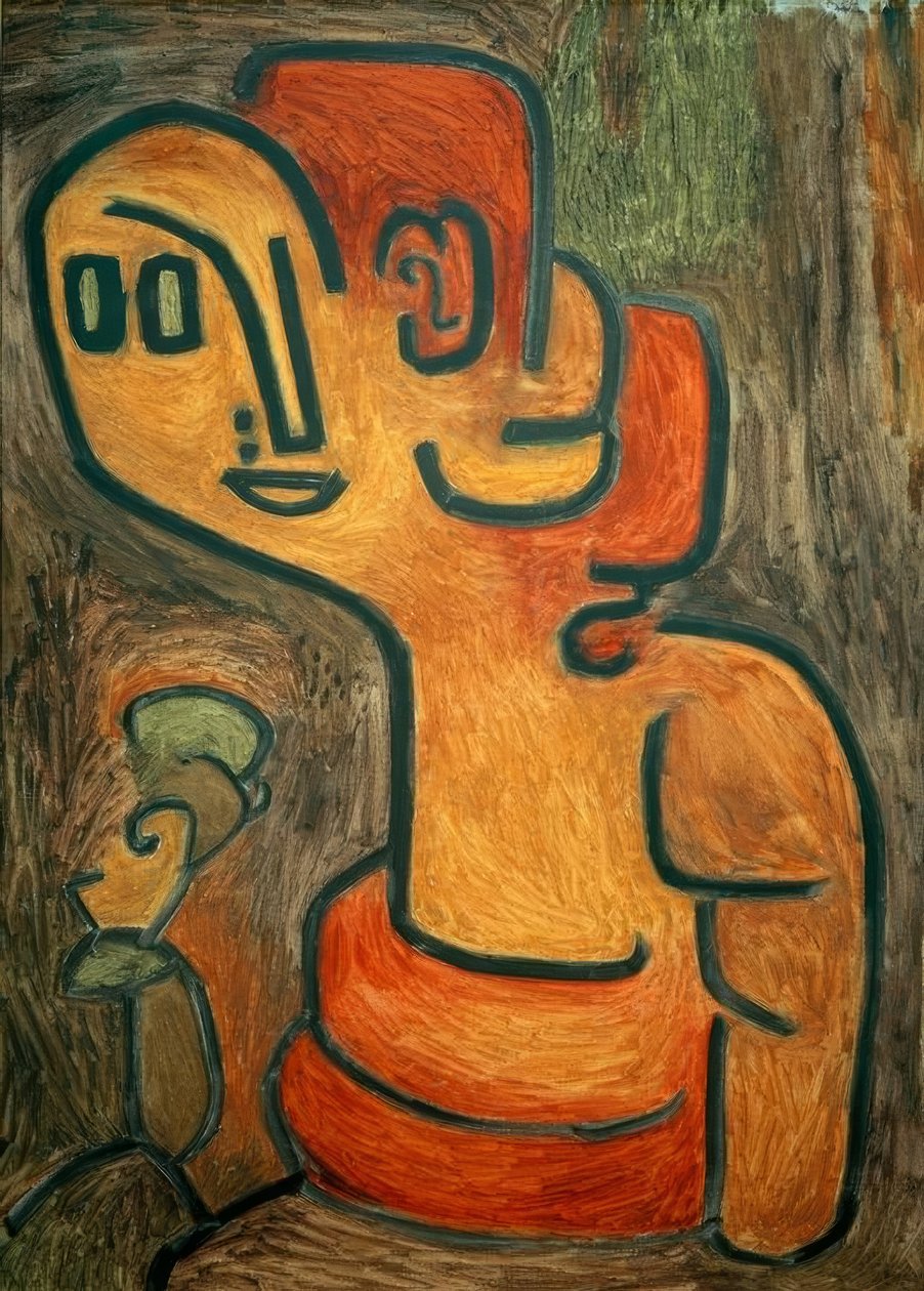 Gaia mellszobra alkotó: Paul Klee