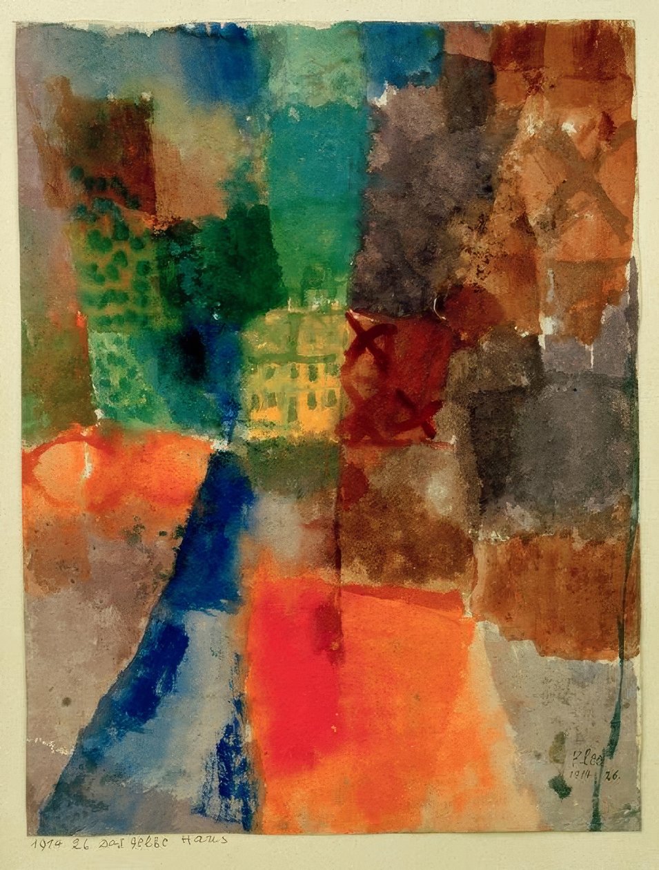 A sárga ház alkotó: Paul Klee