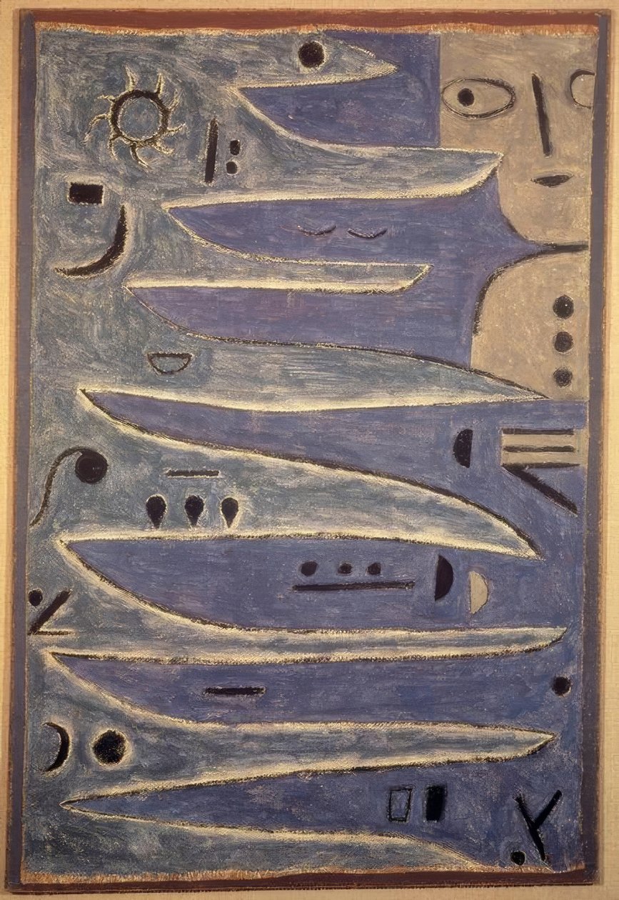 A szürke és a tengerpart alkotó: Paul Klee