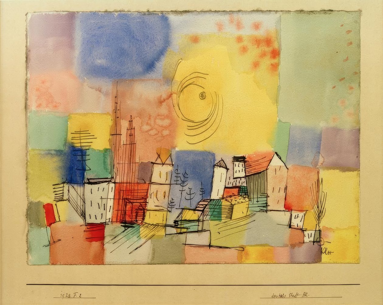 német város BR alkotó: Paul Klee