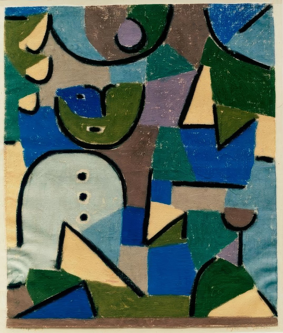 Figura a kertben alkotó: Paul Klee