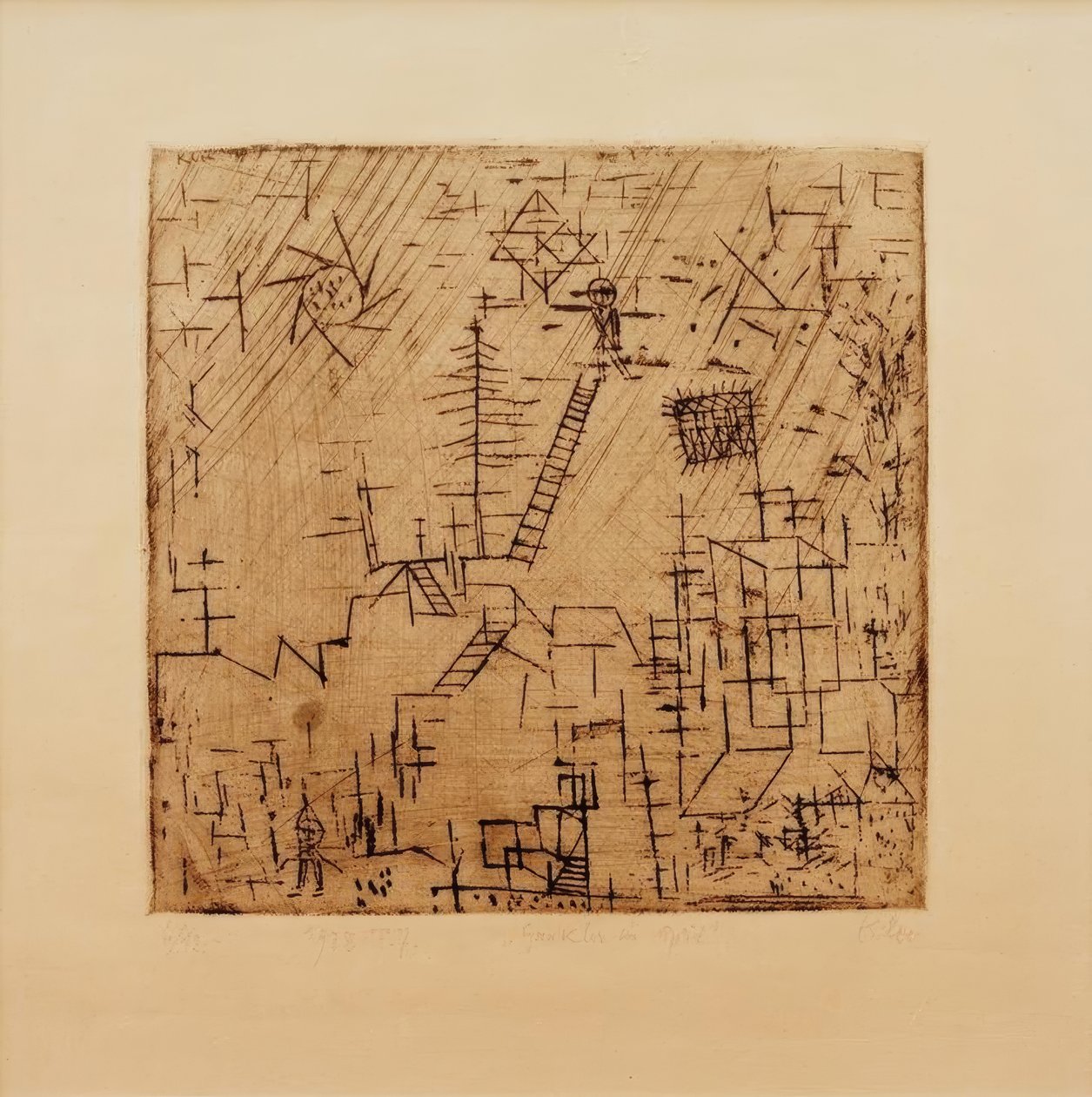 Zsonglőrök áprilisban alkotó: Paul Klee
