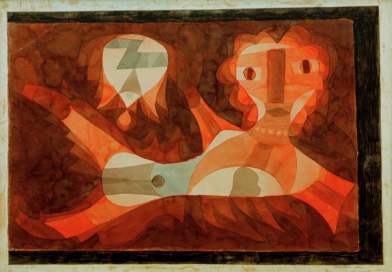 Aranyhal nő alkotó: Paul Klee