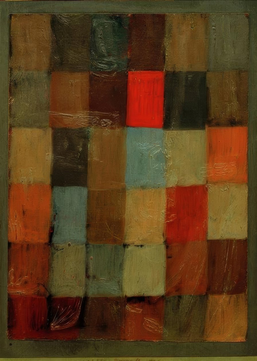 Harmónia kék = narancs alkotó: Paul Klee