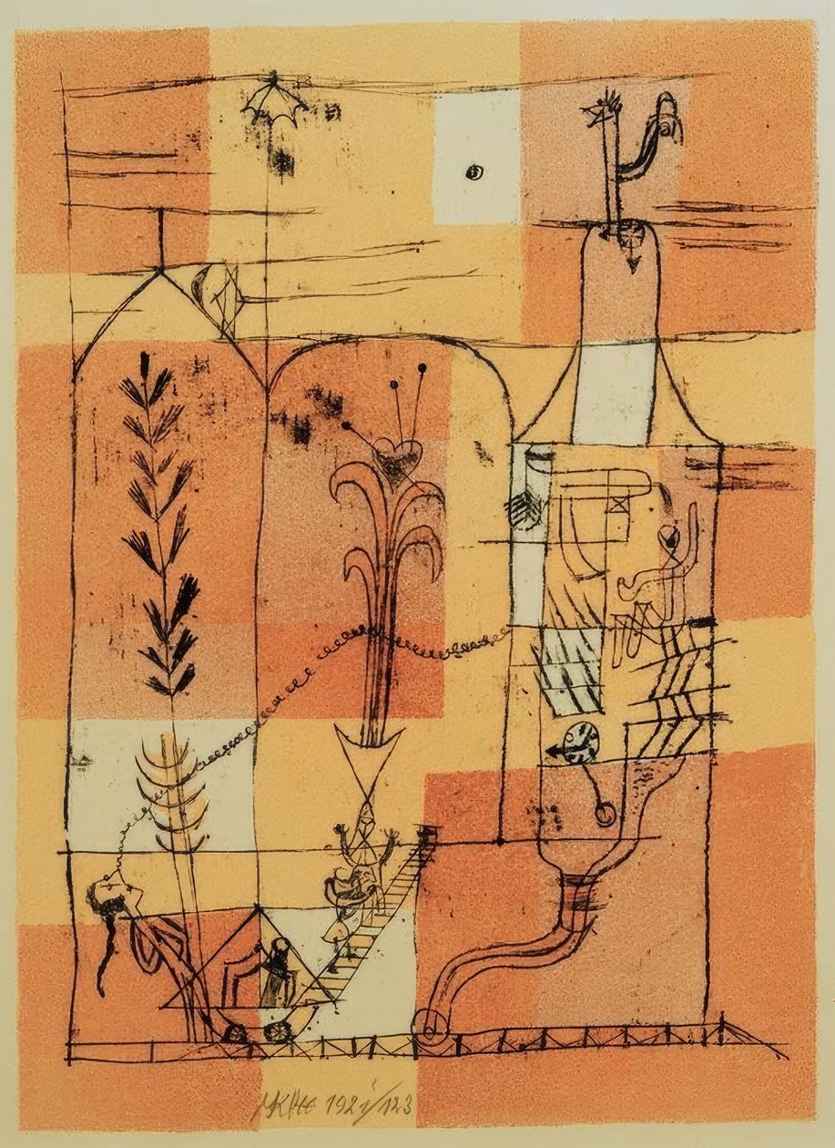Hoffmanneske jelenet alkotó: Paul Klee