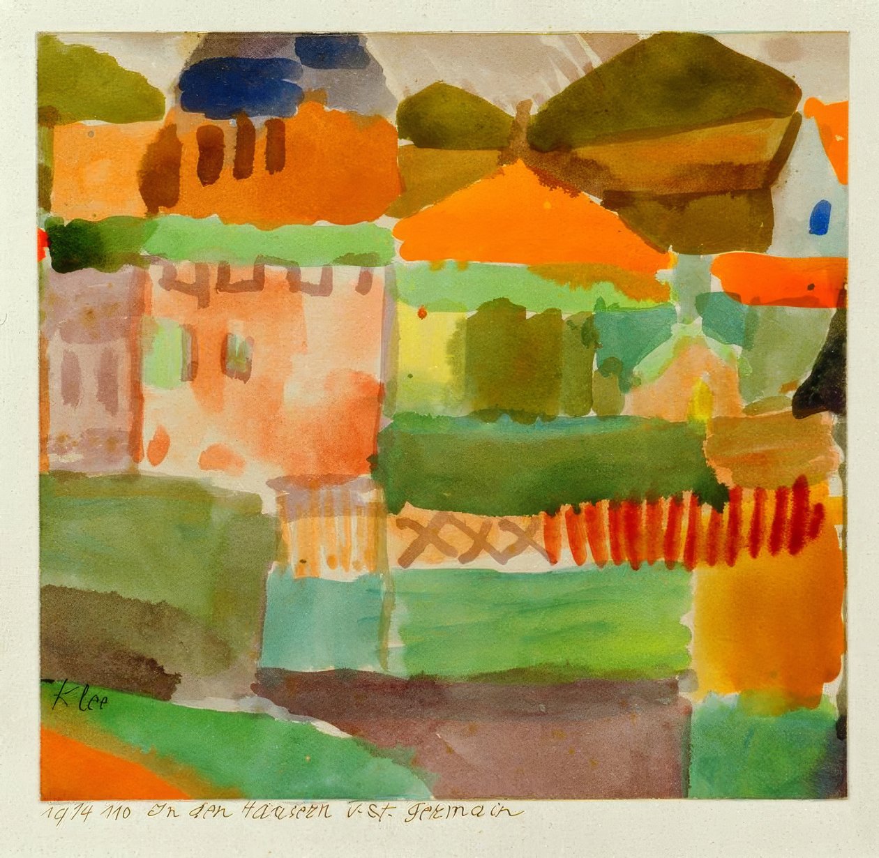 Házaiban v. St. Germain alkotó: Paul Klee