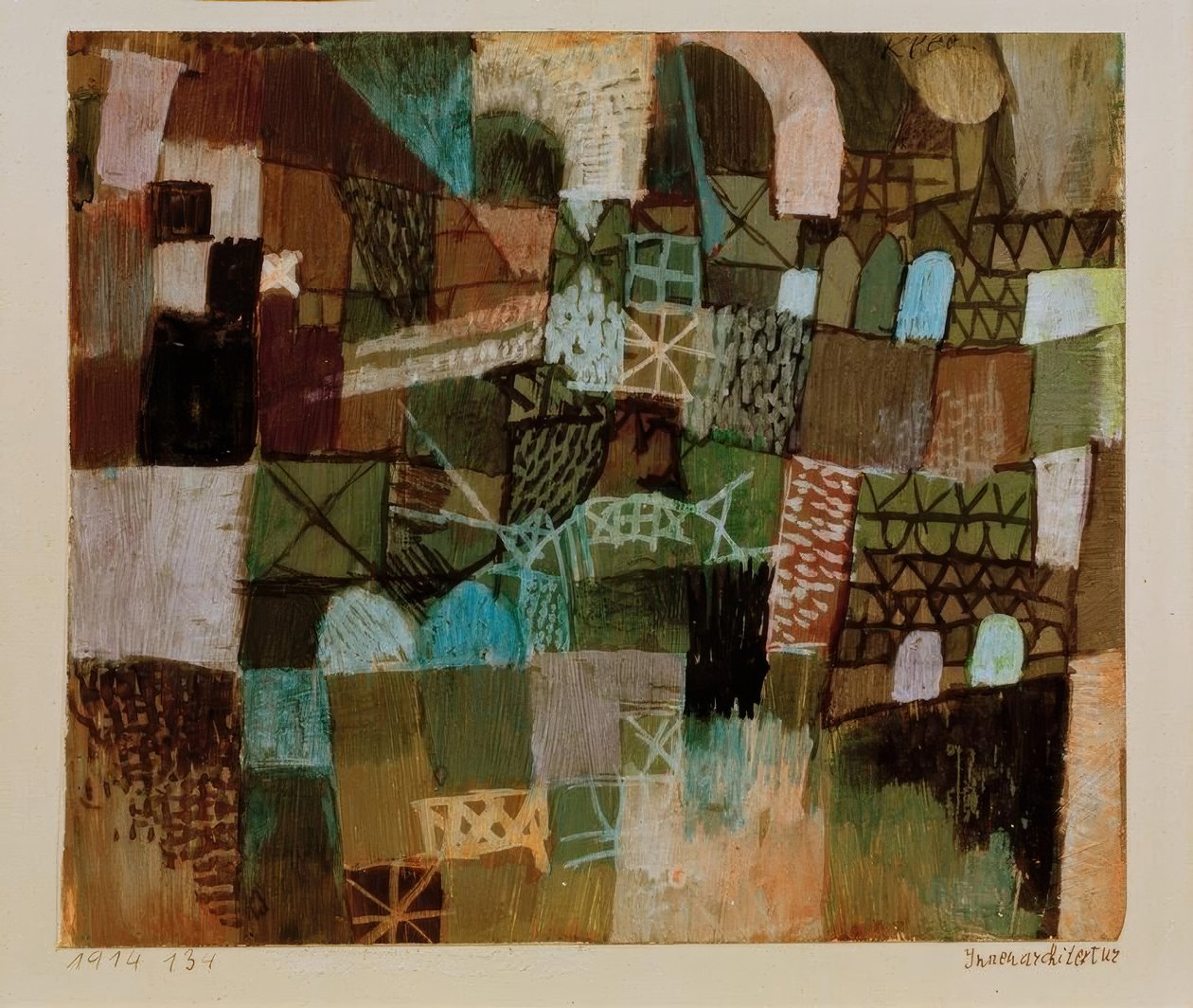 Belsőépítészet alkotó: Paul Klee