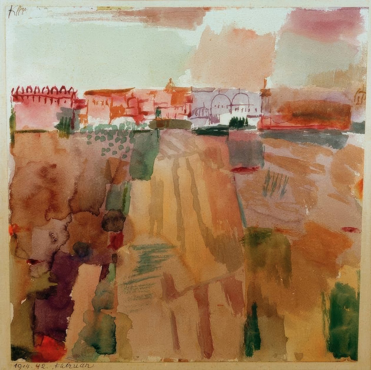 Kairouan alkotó: Paul Klee