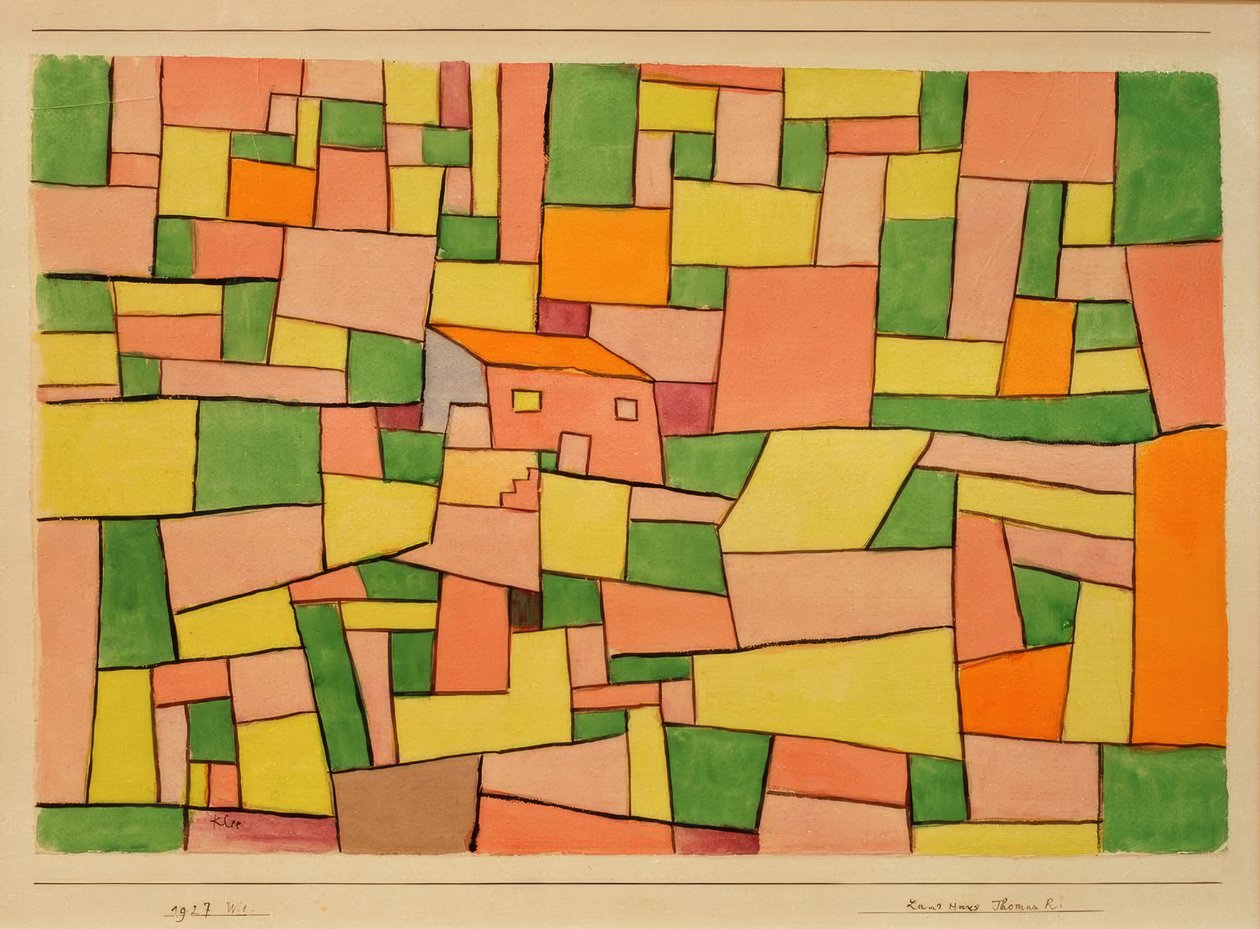 Landhaus Thomas R. alkotó: Paul Klee