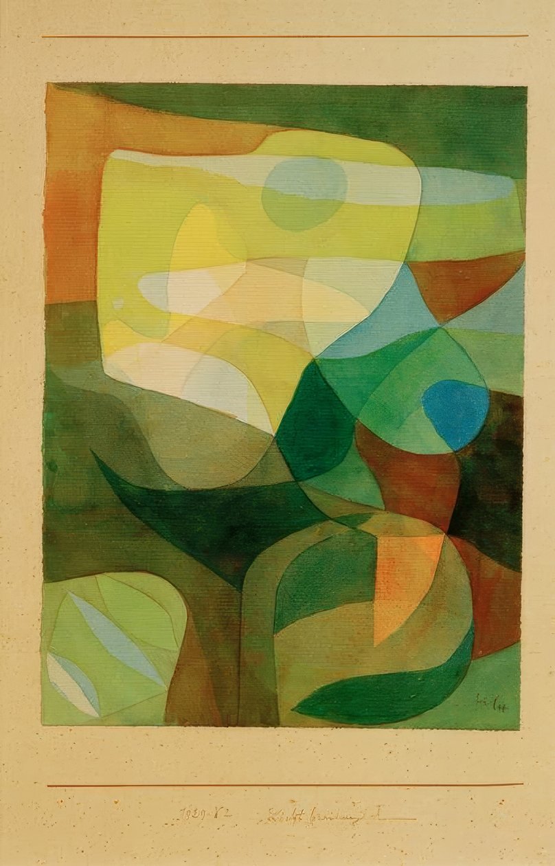 A fény terjedése I alkotó: Paul Klee