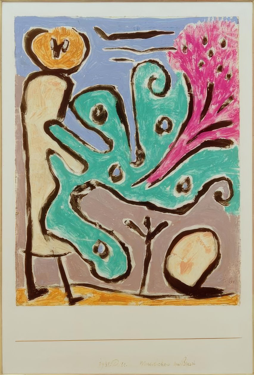 Lány a bokorban alkotó: Paul Klee
