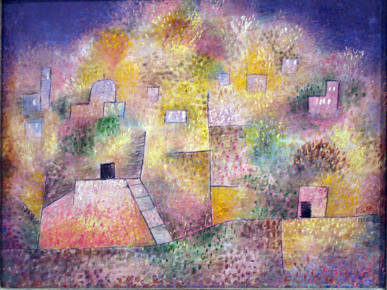 Keleti pihenőkert alkotó: Paul Klee