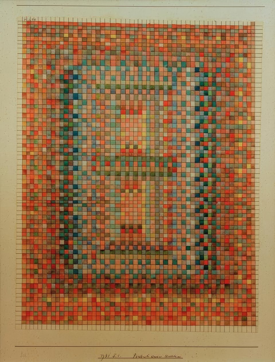 Portál egy mecset alkotó: Paul Klee