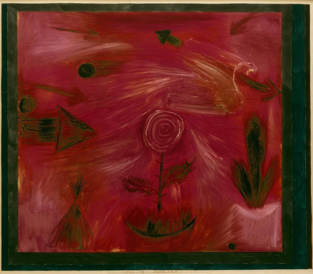 Rosenwind alkotó: Paul Klee