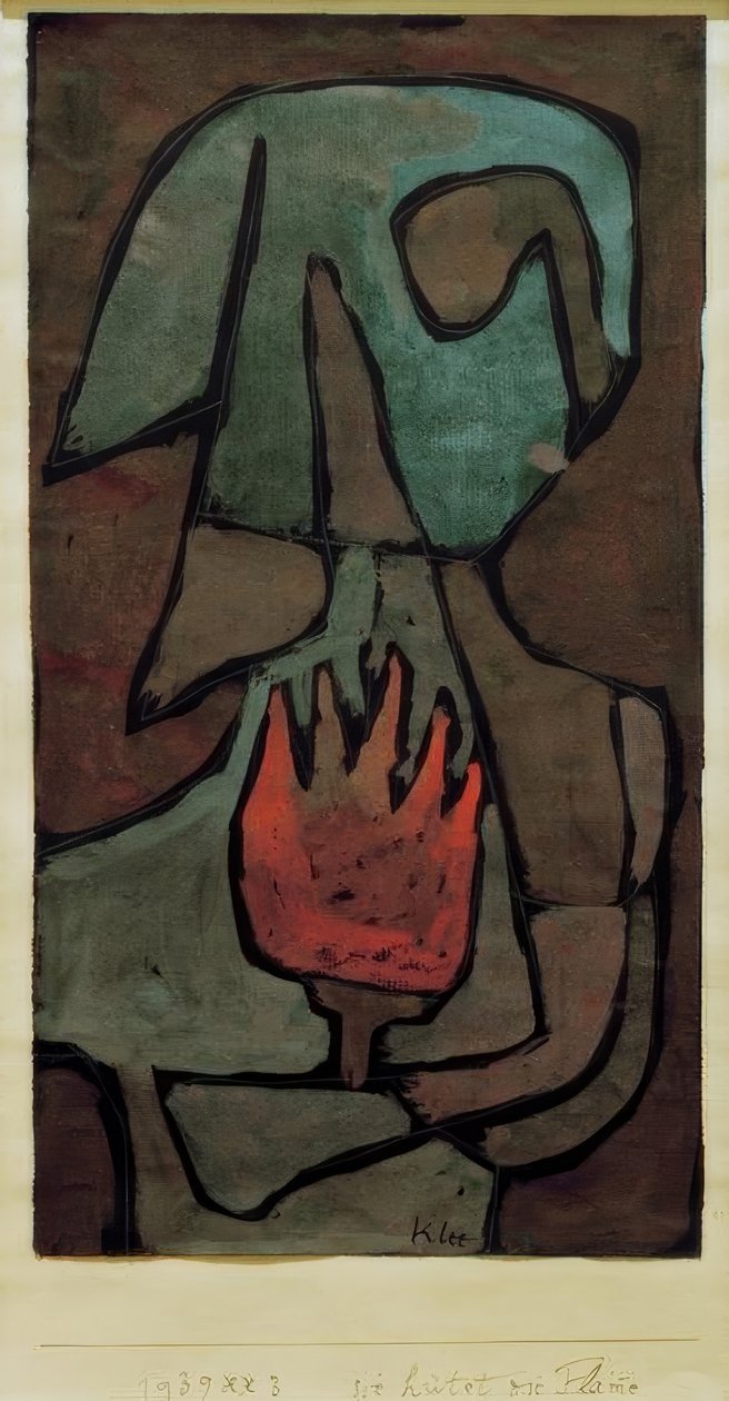 Ő gondozza a lángot alkotó: Paul Klee