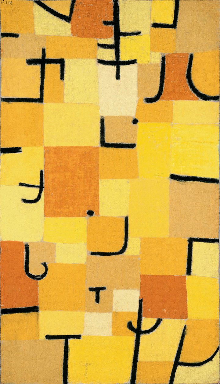 Jelek Sárga alkotó: Paul Klee