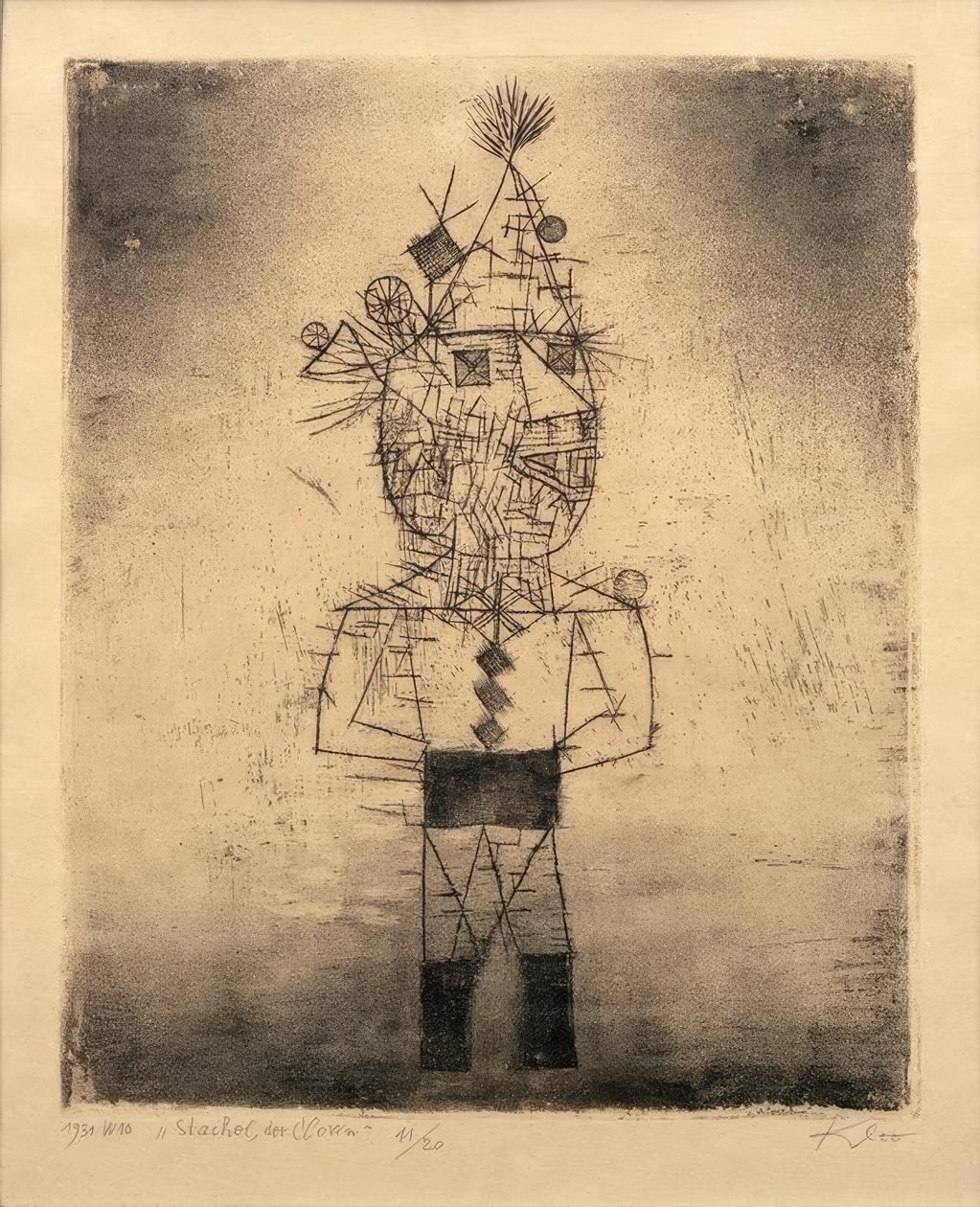 Szúrja meg a bohócot alkotó: Paul Klee