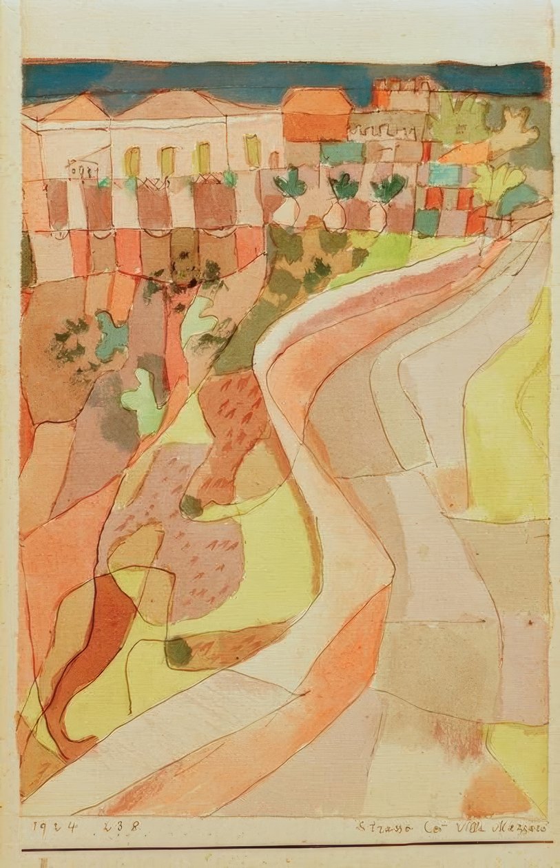 A Villa Mazzaro utcában alkotó: Paul Klee