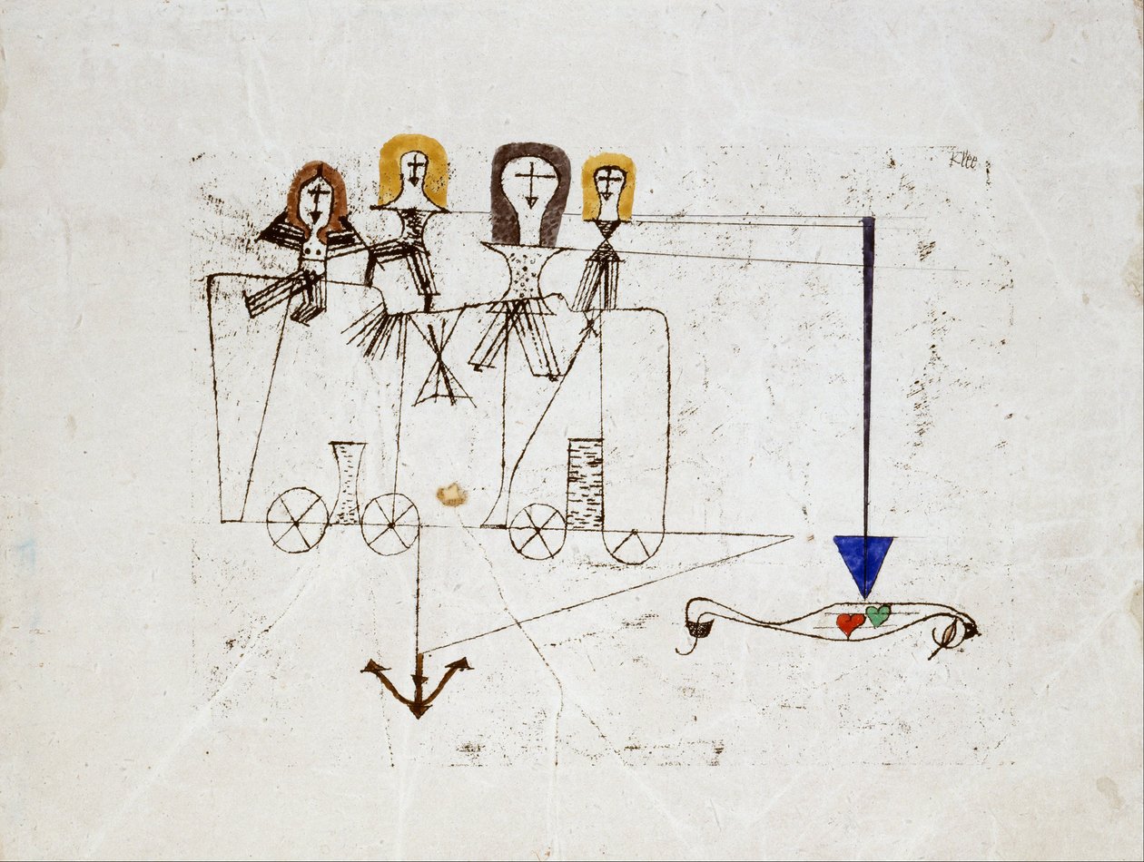 Az erényes vagon (1922. október 5 -i emlékére) alkotó: Paul Klee