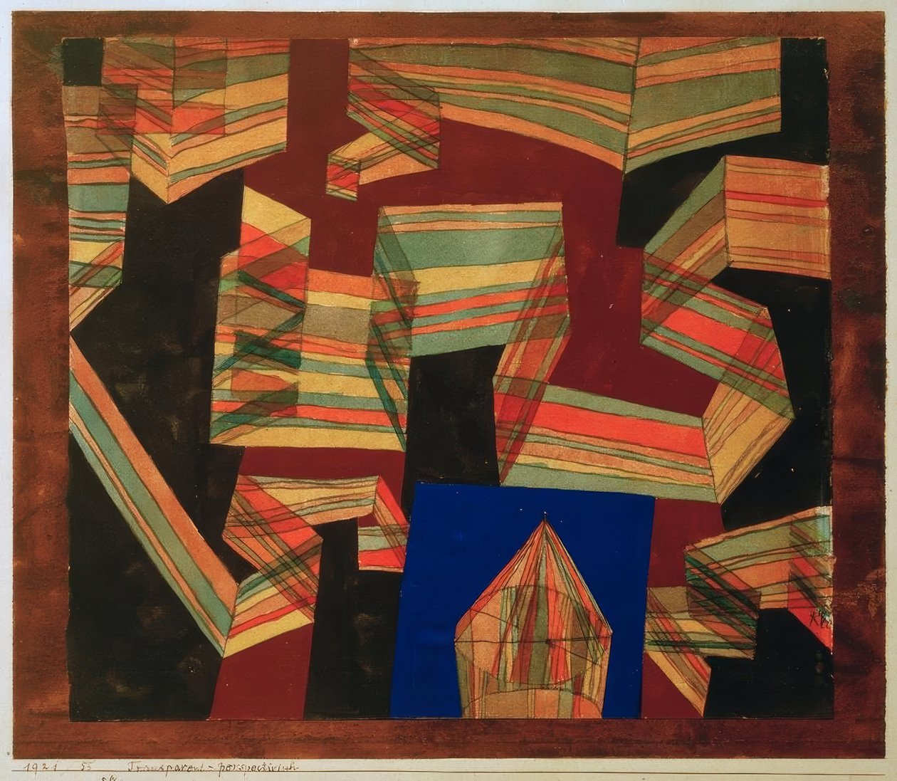 Átlátszó Perspektivisch alkotó: Paul Klee