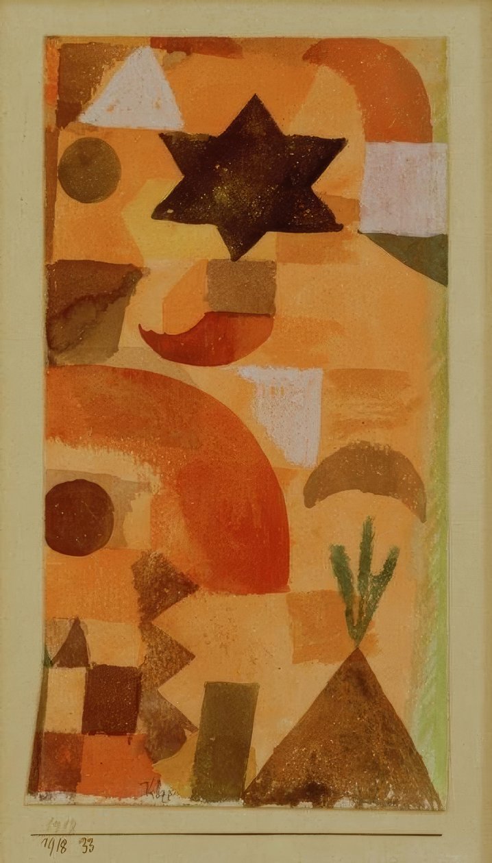 Vignetta Egyiptomba alkotó: Paul Klee
