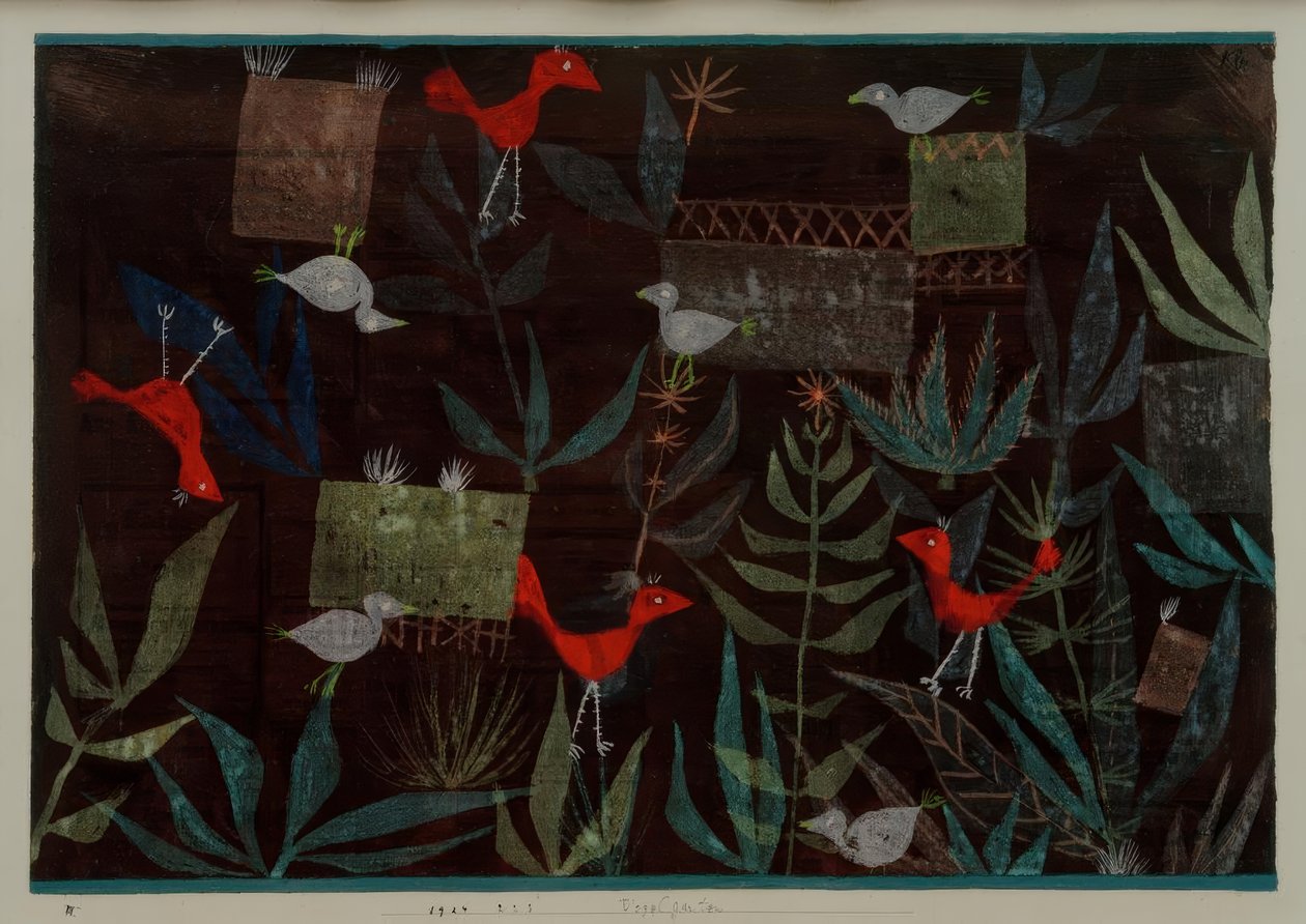 Madárkert alkotó: Paul Klee