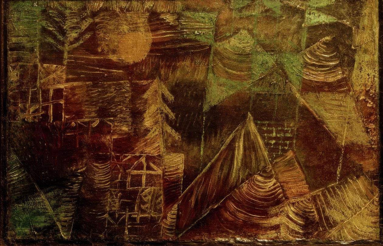 Erdei remeteség alkotó: Paul Klee