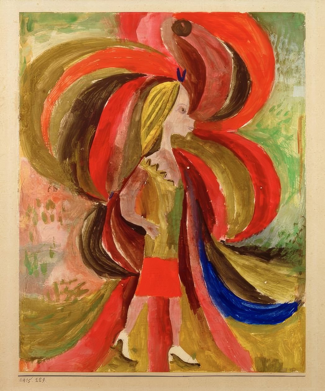 "Mit hoz magával egy tudatlan lány" alkotó: Paul Klee