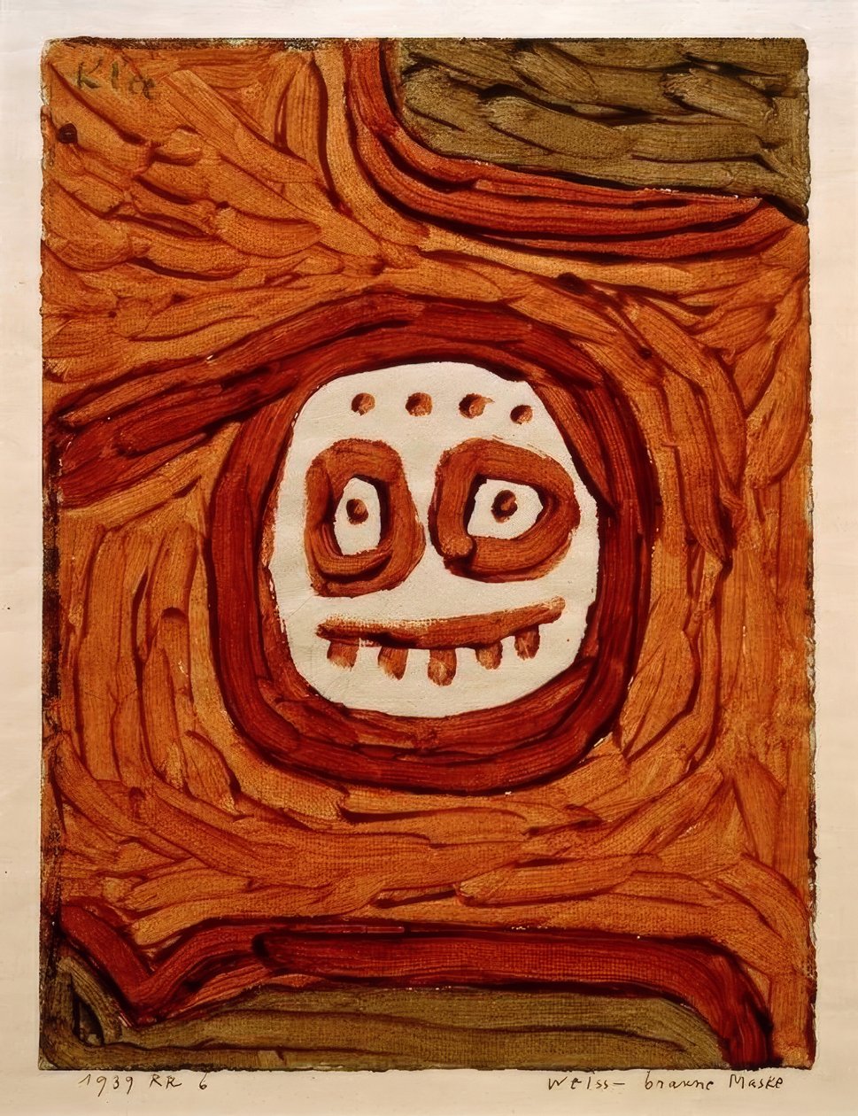 Weissbraune maszk alkotó: Paul Klee
