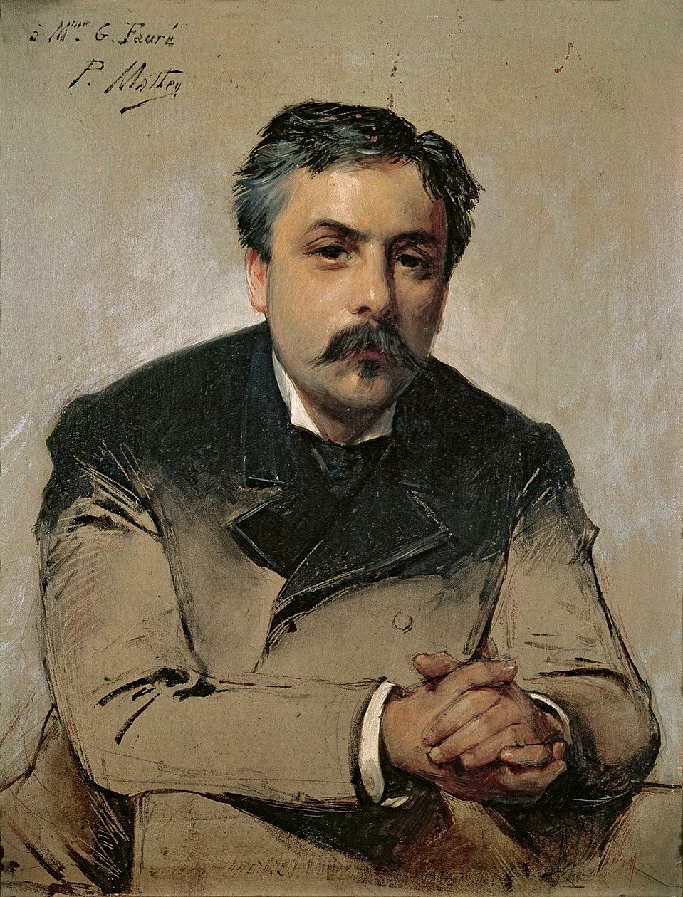 Gabriel Faure portréja (1845-1924) alkotó: Paul Mathey