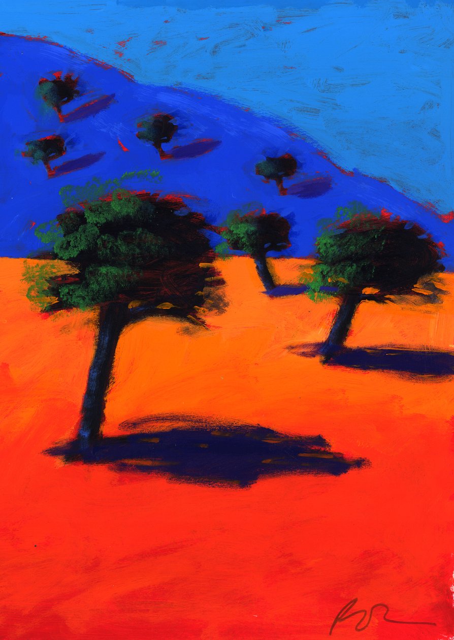 Cala Lena, 2007 (akril a táblán) alkotó: Paul Powis