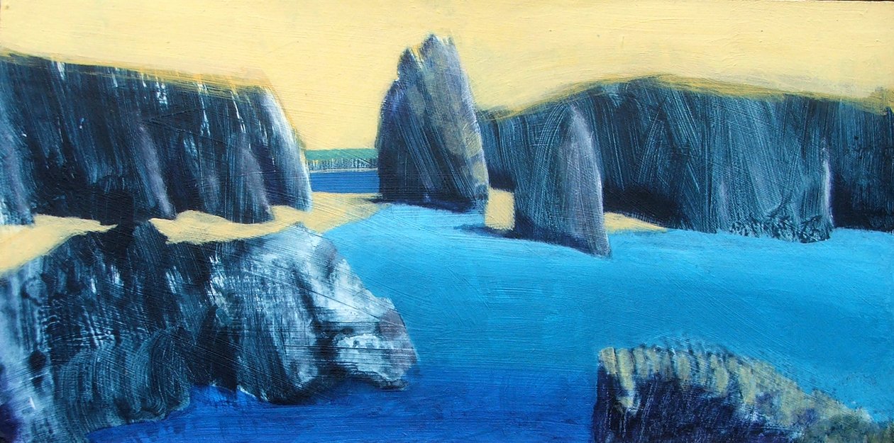 Kynance (akril a fedélzeten) alkotó: Paul Powis