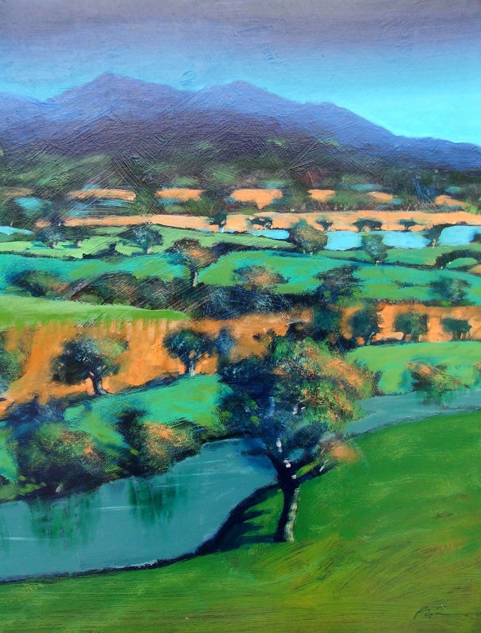 Malvern (akril a fedélzeten) alkotó: Paul Powis