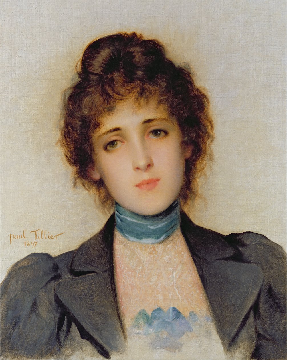 Női portré, 1897 alkotó: Paul Prosper Tillier