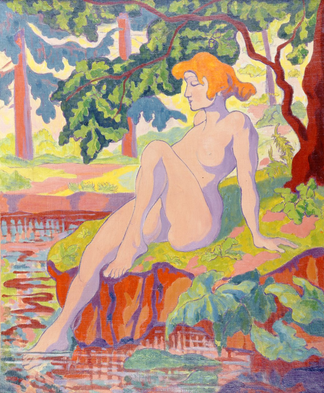 A fürdőző, 1898 alkotó: Paul Elie Ranson