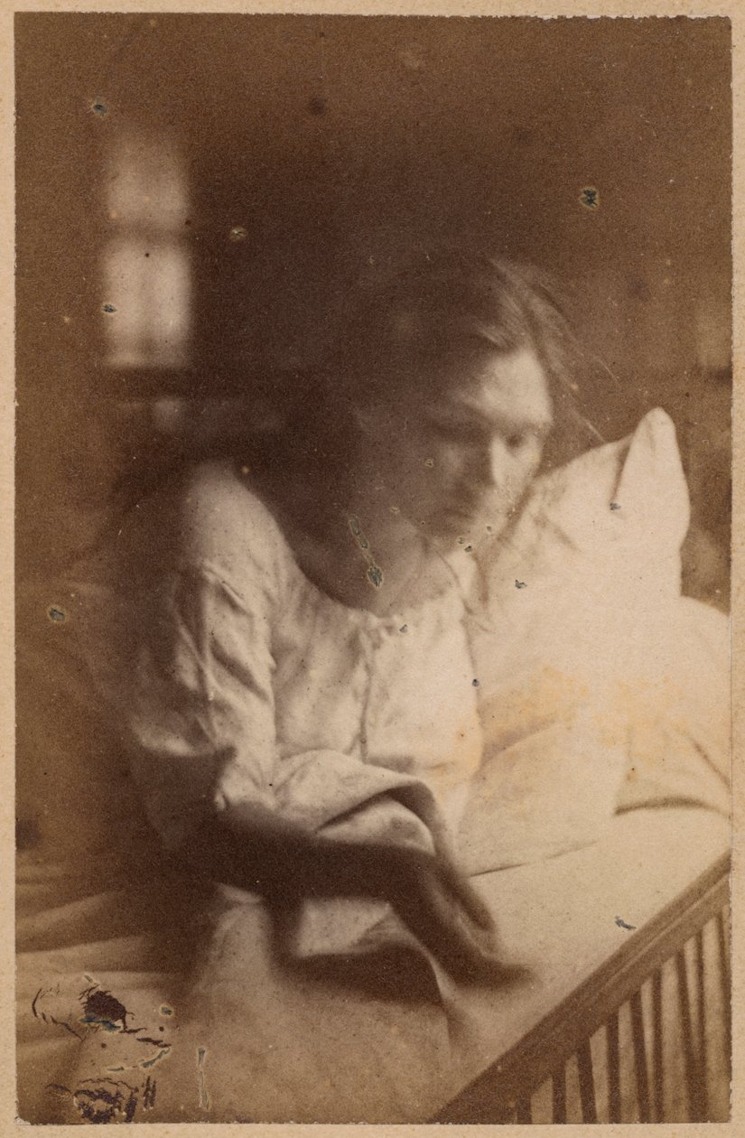 Hisztérikus epilepszia, roham, terminális fázis, melankolikus delírium, illusztráció Bourneville et P. Regnard „Iconographie Photographique de La Salpetriere” című művéből, XXI. lemez, Párizs, 1876 (albumnyomat) alkotó: Paul Regnard