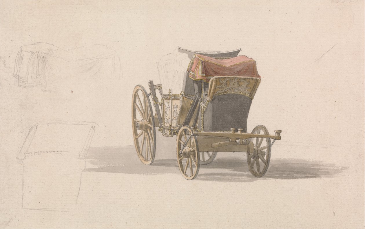 Királyi címeres hintó alkotó: Paul Sandby