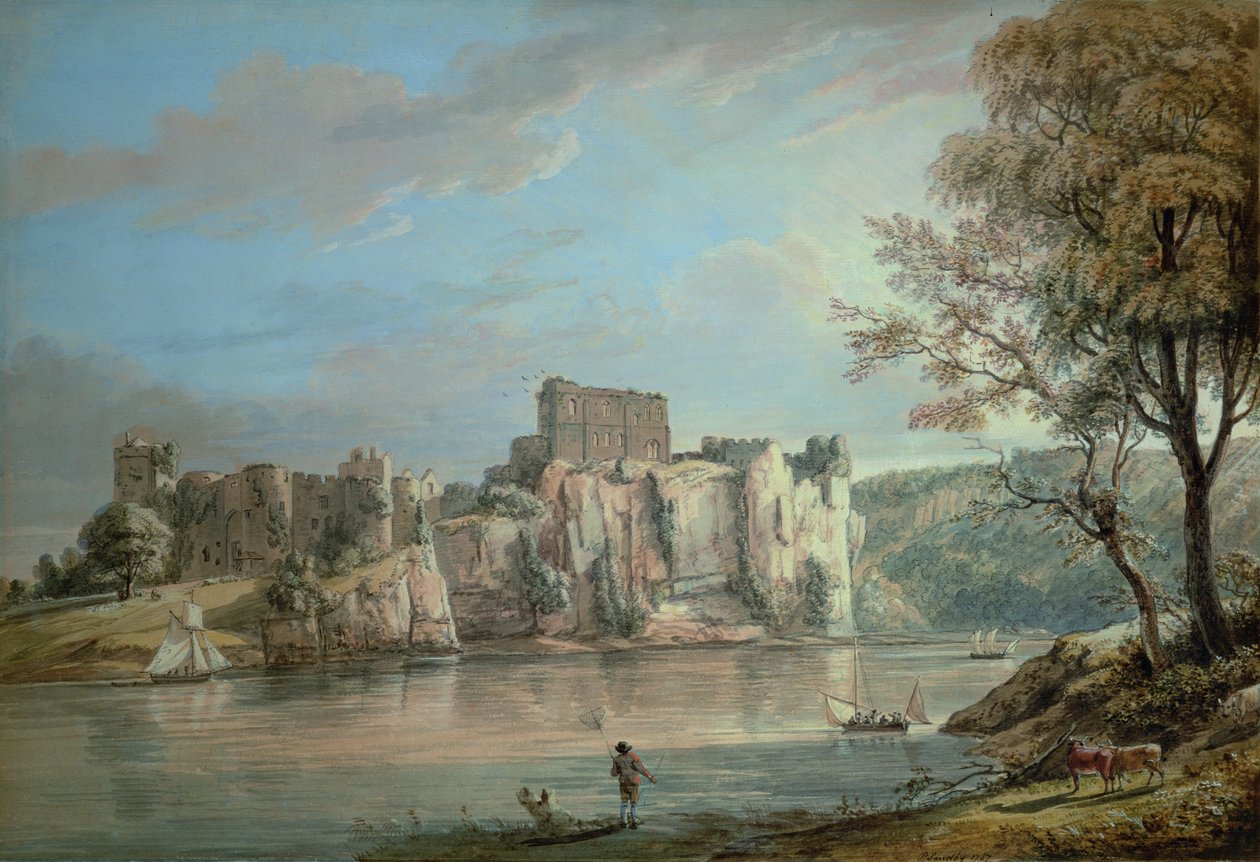 Chepstow kastély alkotó: Paul Sandby