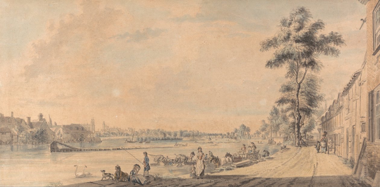 Eton College a Délvidékről alkotó: Paul Sandby
