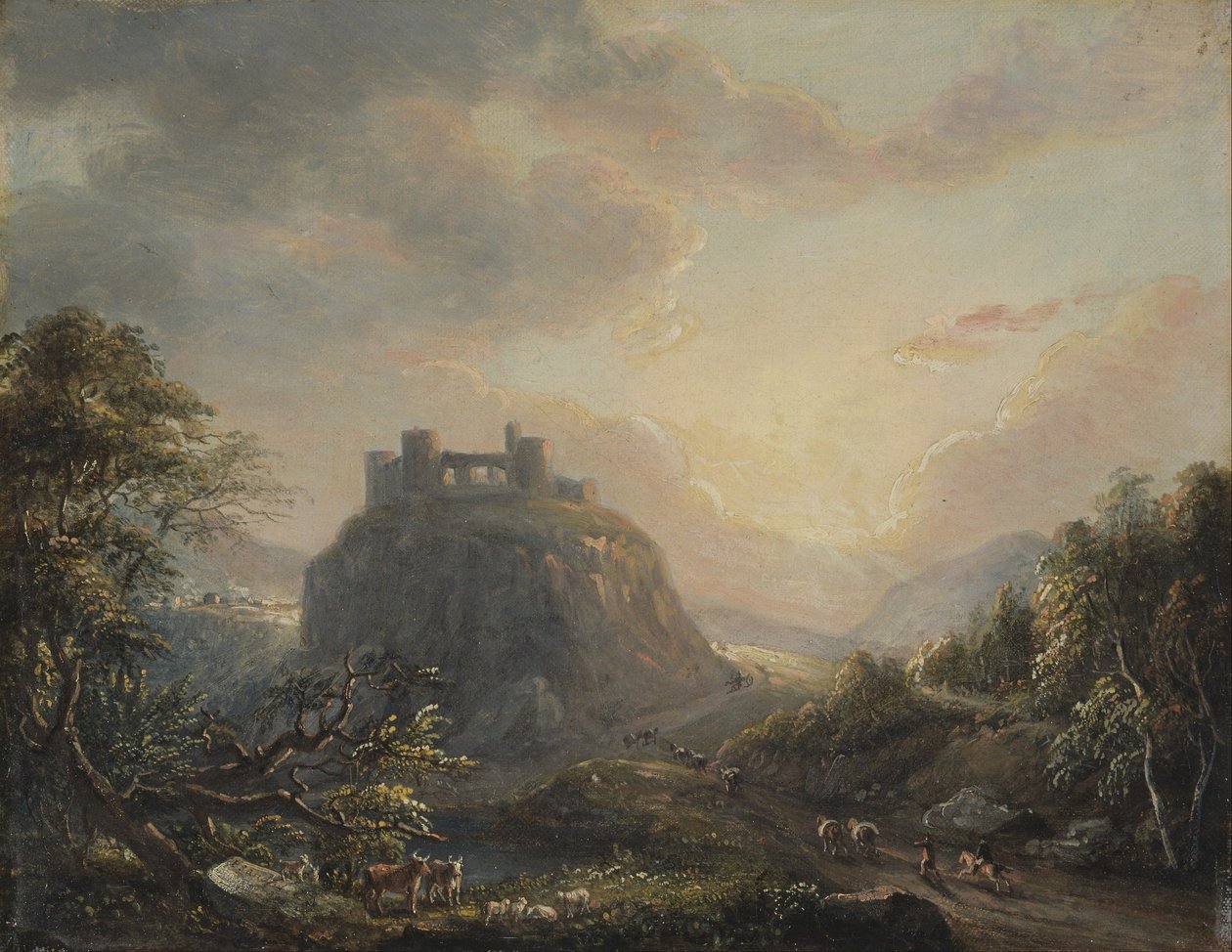 Táj várral alkotó: Paul Sandby