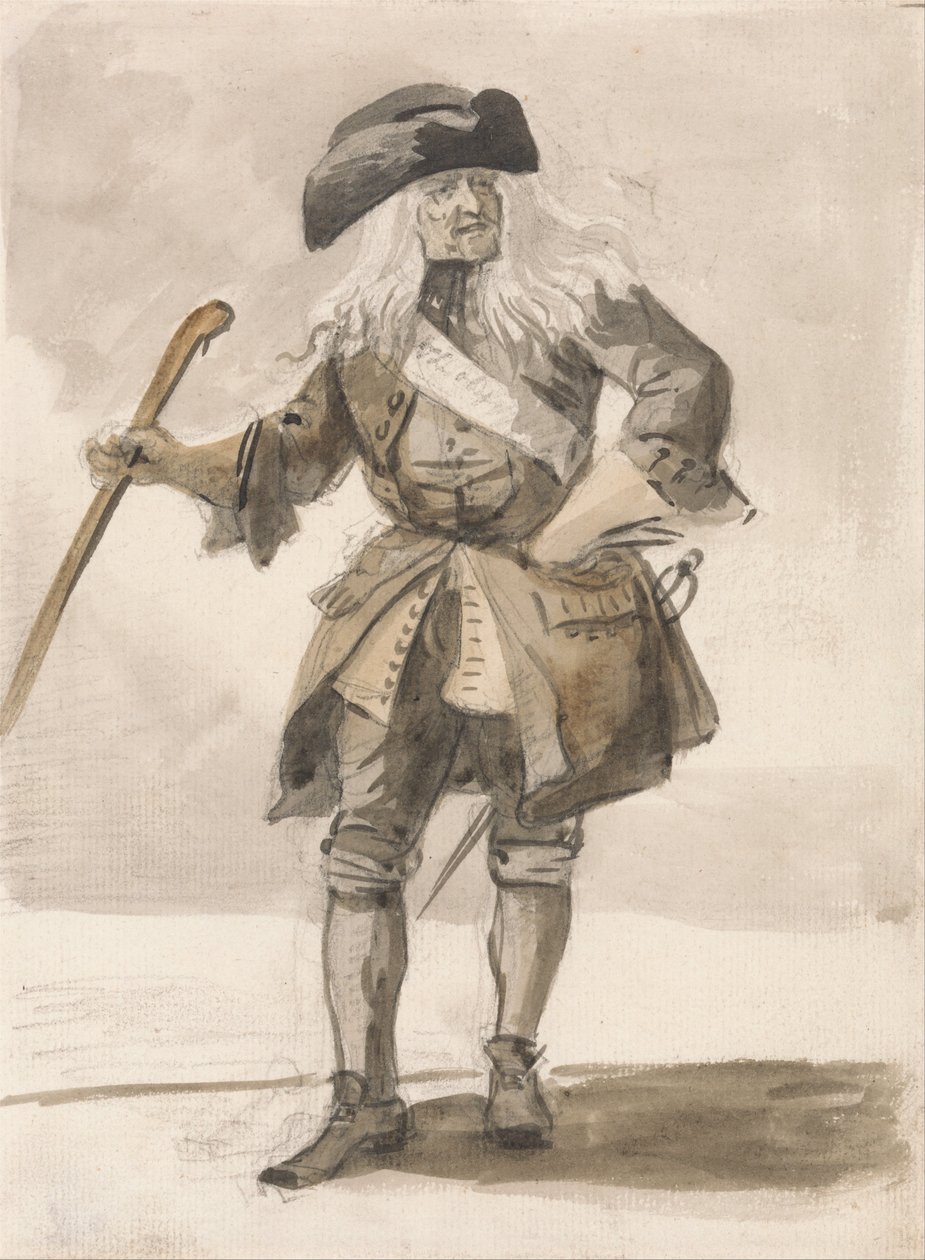 London sír- Egy rázós férfi alkotó: Paul Sandby